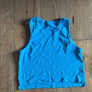 Blue Sleeveless Women's Top